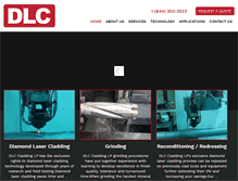 Tablet Screenshot of dlccladding.com